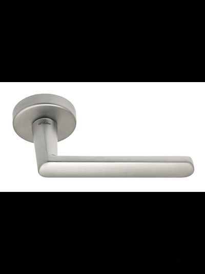 Дверная ручка на круглом основании Fratelli Cattini "NEVADA" 7-CS матовый хром