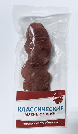 Снекер чипсы мясные Классические, ТМ Snacker, в упаковке 50 гр.