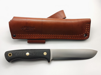 Нож Кедр L сталь VG10 рукоять чёрная микарта