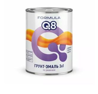 ГРУНТ-ЭМАЛЬ 3в1 по ржавчине «Формула Q8» 0.9 кг