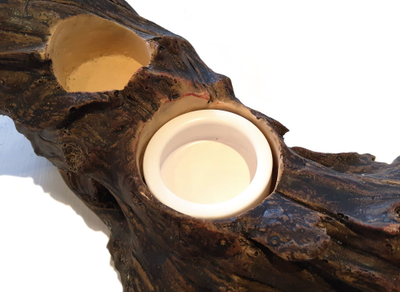 Укрытие и кормушка в виде дерева PetPetZone для гекконов