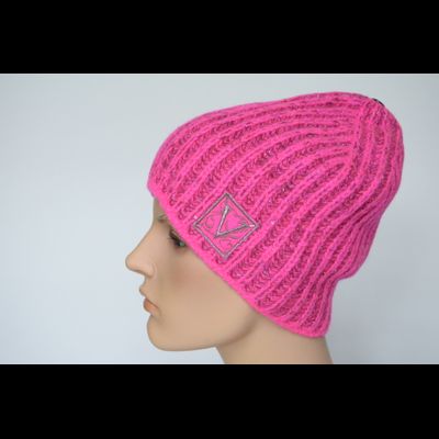 Vizio Италия 1106 CYO шапка ярко - розовая кашемировая