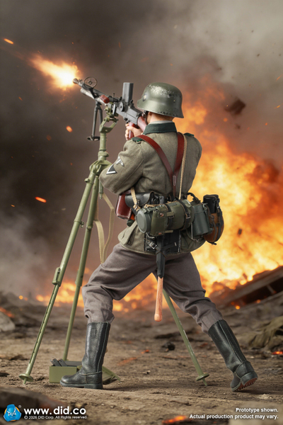 ПРЕДЗАКАЗ - Командир немецкого пулеметного расчета - Коллекционная фигурка 1/6 WWII German NCO – Fogel (D80192) - DID ?ЦЕНА: 23500 РУБ.?