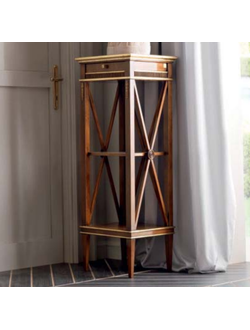 ПОДСТАВКА ПОД ЦВЕТЫ С ЯЩИКОМ (L36*P36*H108) ART.12.26 GOLD TOSATO