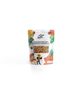 Нут ECOVIDA сухой обжарки со вкусом тако 100 гр