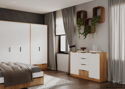 Ивис Комод КМ-002 Дуб Крафт золотой / Белый