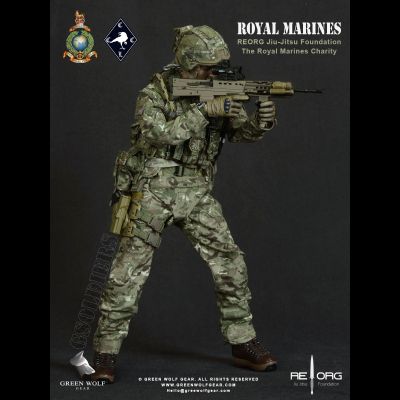 ПРЕДЗАКАЗ - Королевский морской пехотинец (Том Харди) - Коллекционная фигурка 1/6 Scale British Royal Marine REORG Figure Featuring TOM HARDY (GWG-011) - Green Wolf Gear