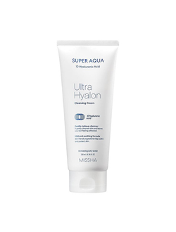 Очищающий крем с гиалуроновой кислотой Missha Super Aqua Ultra Hyalron Cleansing Cream  200мл
