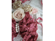 Шебби лента Розовая камелия в интернет магазине "Страна лент" крупный план