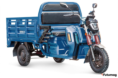Грузовой электротрицикл Rutrike Антей PRO 1500 темно-синий