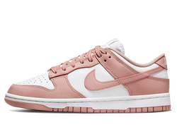 Кроссовки Nike Dunk Rose Whisper бело-розовые DD1503-118