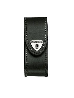 Чехол кожаный на ремень, черный, Victorinox