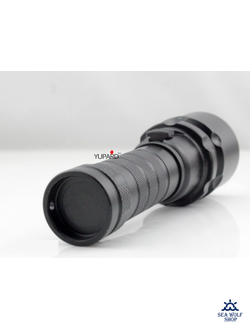 Фонарик для дайвинга Yupard-SH, T6-1000Lm, скользящ. выкл /желтый