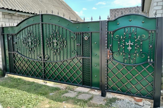 Металлические ворота - Арт 020