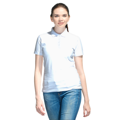 Рубашка поло женская (A04WL)  185 г/м2, 65% хлопок, 35% полиэстер