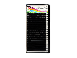 Ресницы For You MATTE черные микс 7-13мм