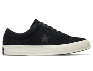 Womens black suede converse hot sale