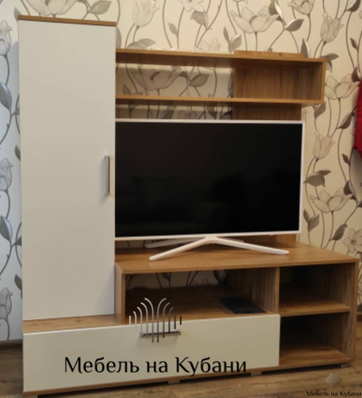 Лима гостиная Дуб золотой/Белый