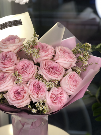 Букет из пионовидных роз Pink O`Hara