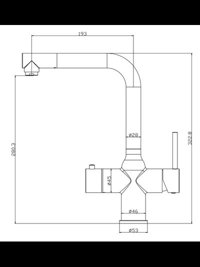 4 в 1 AQUAHOT MODENA Chrome