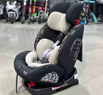 Автокресло Luxmom 277 (Isofix, 0-36 кг, 0-12 лет) Черная сетка