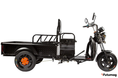 Грузовой электротрицикл Rutrike D1 1200 60V900W черный