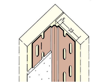 Профиль гибкий внутренний угловой строительный для гипсокартона 305 см Protektor Артикул: 3770