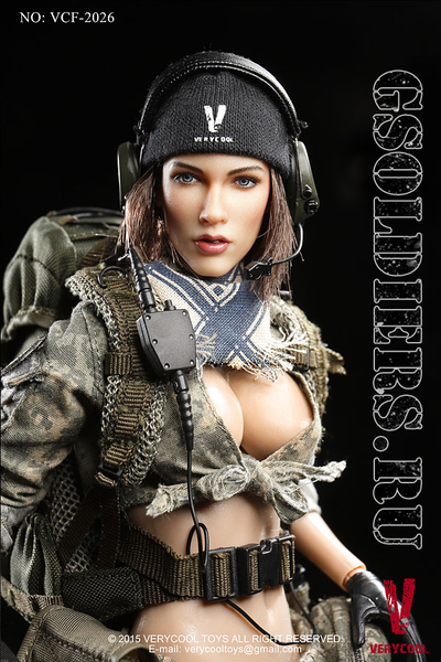 Коллекционная фигурка 1/6 ACU Camo Female Shooter VCF-2026 - VeryCool