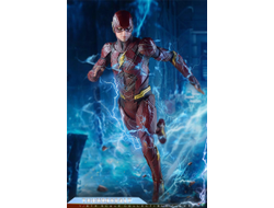 Флэш, Барри Аллен (Эзра Миллер) - КОЛЛЕКЦИОННАЯ ФИГУРКА 1/6 THUNDERBOLT (BY-020) - BY-ART