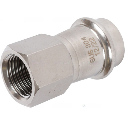 Переходник ROMMER ВПр-ВР, 22х1/2 из нержавеющей стали прессовой