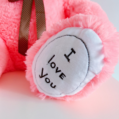 Плюшевый мишка 85 см розовый Михель