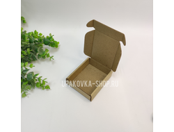 Коробка с откидной крышкой 60*80*20 мм БУРЫЙ, 100 штук