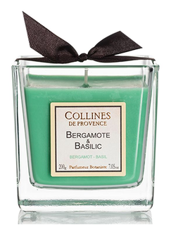 Ароматическая свеча COLLINES DE PROVENCE "БЕРГАМОТ И БАЗИЛИК"