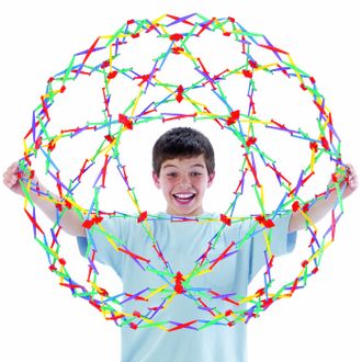 сфера хобермана, шар трансформер, сфера, расширяется, hoberman sphere, игрушка, toy, шарик, большой