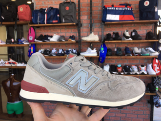 Кроссовки New Balance 996 Gray замшевые
