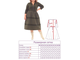 Стильное платье свободного кроя из мягкого комбинированного материала Арт. 10103-6837 (Цвет хаки) Размеры 50-68