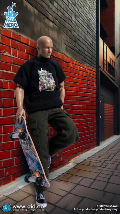 Скейтер - Коллекционная фигурка 1/12 SCALE Palm Hero Simply Fun Series  The Skateboarder (SF80004) - DID