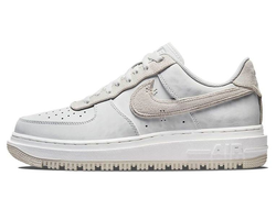 Кроссовки Nike Air Force 1 Luxe Triple White серые