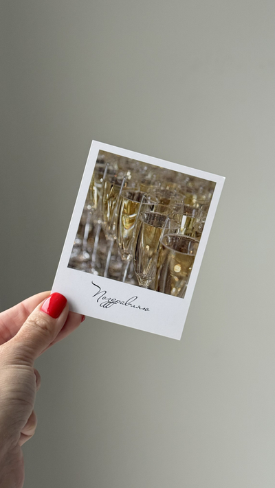 Открытка (полароид) "Поздравляю"