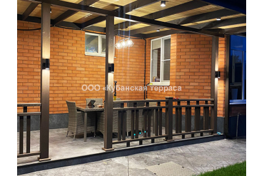 Терраса и ограждения ДПК