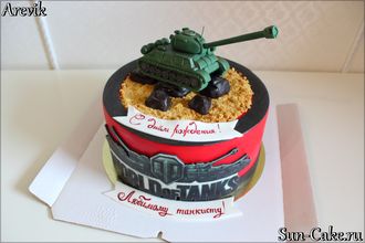 Торт с танком World of tanks