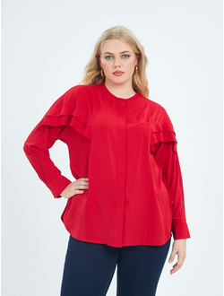 Блуза красная