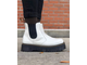 Dr Martens 2976 Smooth Leather Platform Chelsea White