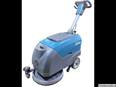 Поломоечная машина JH-400 (зар. устр + VRLA GEL аккум.) 1700м2/ч, 40см, 30л/35л, 80кг (2*12V, емкость 45Ah)