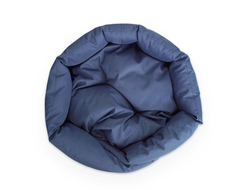 Л-020М Лежанка круглая 55*20 темно-синяя