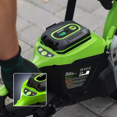 Бетонорез аккумуляторный Greenworks 82PC14 82V