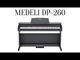 Medeli DP260-PVC-WH
