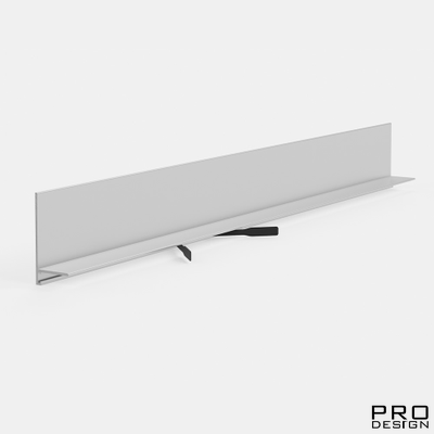 Щелевой плинтус Pro Design Mini L 601 Белый