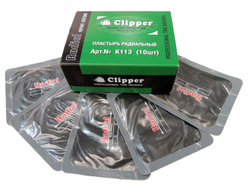 CLIPPER НАБОР ЗАПЛАТ K113 кордовые для боковых порезов 75*90мм (1 слой корда) (10шт.)