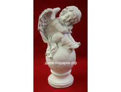 Ангел на шаре спящий 40*21 см   1,7 кг   полистоун Россия 2248/085157-1*